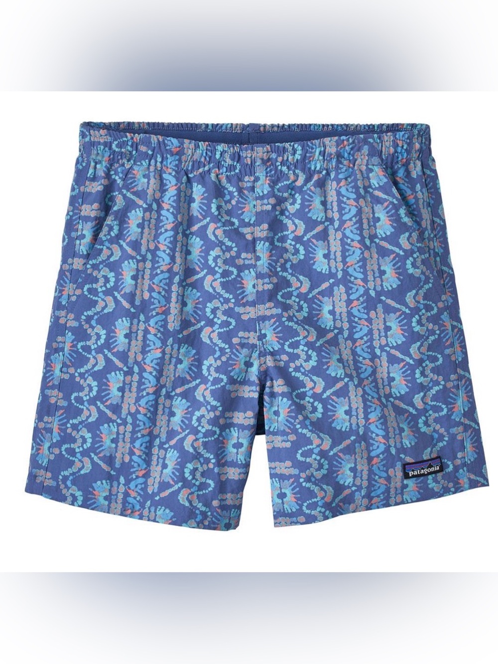Patagonia Baggies Blue Patterned Shorts Small